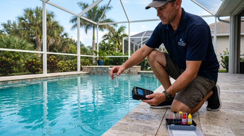 Cyanuric Acid Lock in Cape Coral Pools: Diagnosis, UV Degradation & Safe Dilution Benchmarks